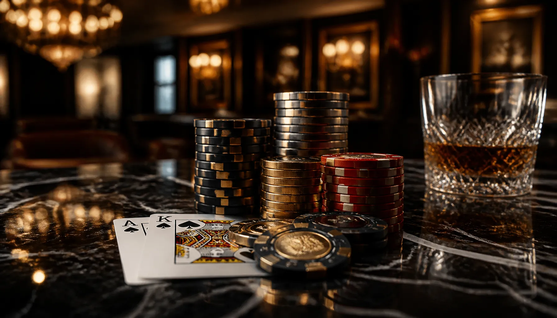 Cinematic close-up of ornate golden labyrinth maze detail with dramatic warm torchlight and mythic luxury atmosphere